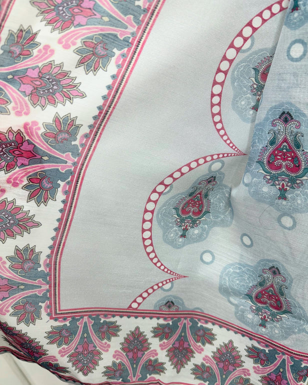 Simrans Ice Blue Digital Printed Floral Lawn Suit