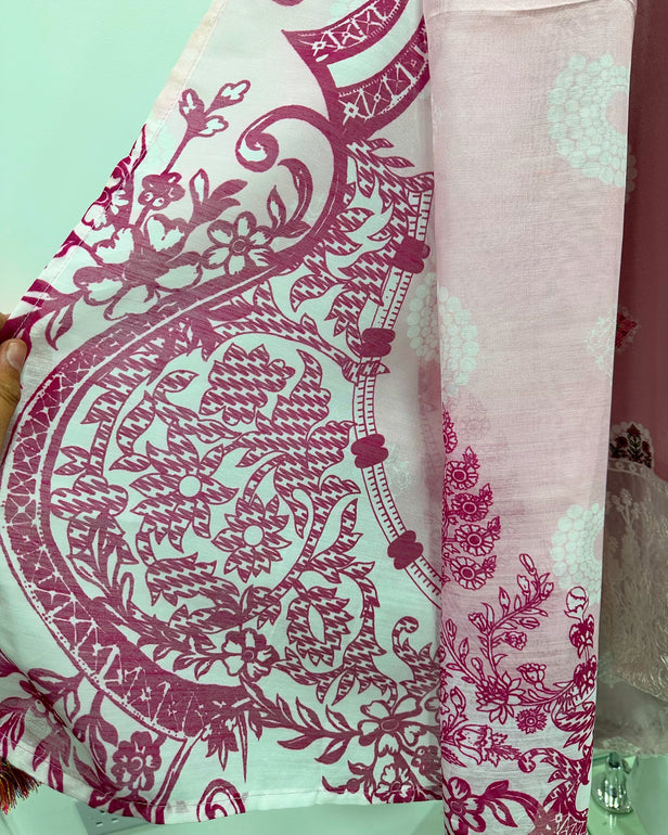 Simrans Blush Digital Printed Floral Lawn Suit