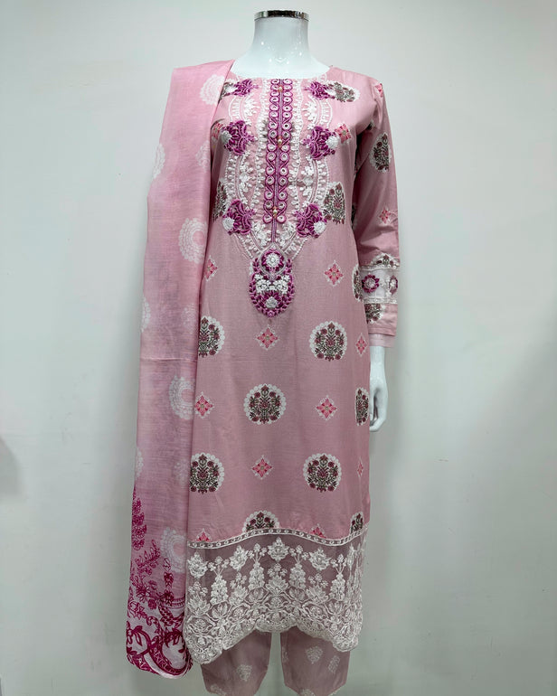 Simrans Blush Digital Printed Floral Lawn Suit