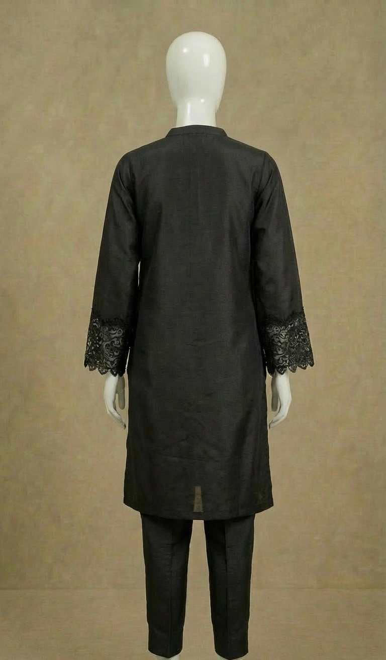 Girls Maria B Inspired Black Sequin Suit by Simrans
