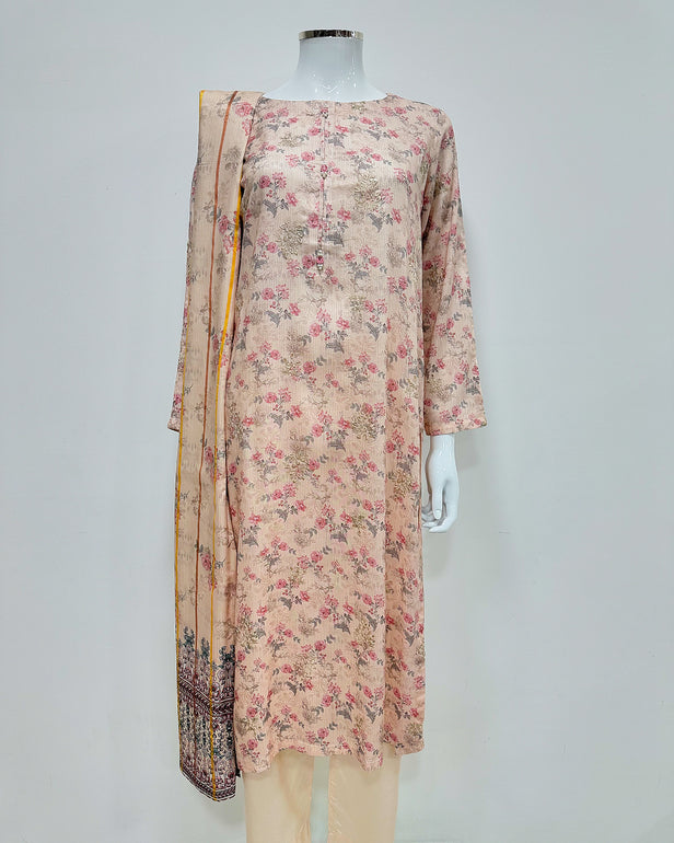 RAFIA Designer Digital Linen Cambric Trouser Suit