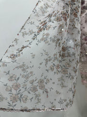 Simrans Girls Blush Fancy Silk Net Kameez Suit