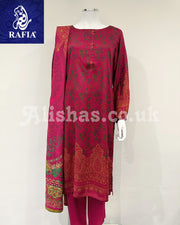 RAFIA Designer Printed Linen Suit