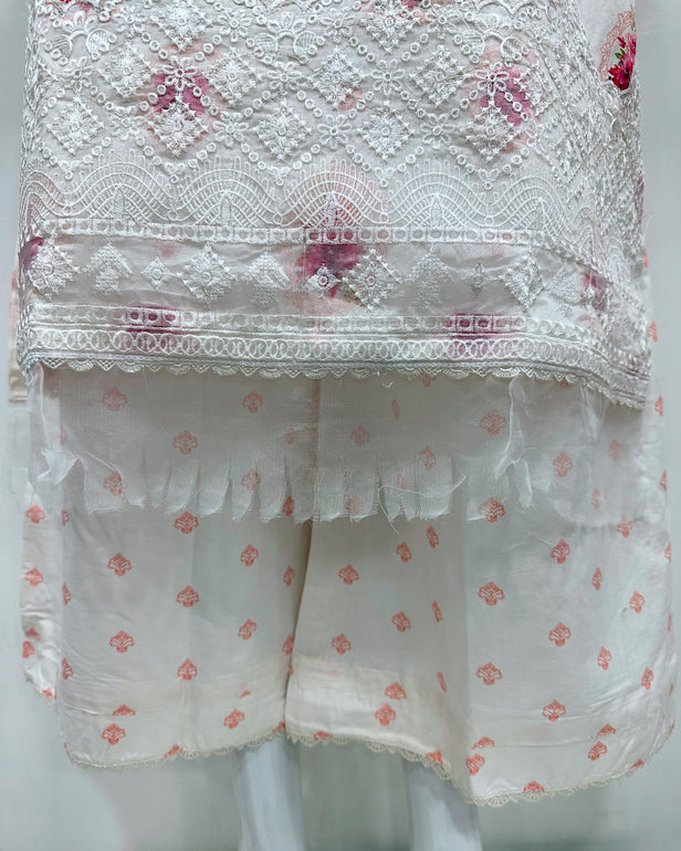 Simrans Pale Pink Digital Printed Floral Lawn Suit