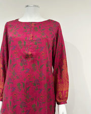 RAFIA Designer Printed Linen Suit