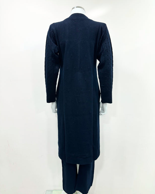 Navy Premium Knit Co-ord Modest Cosy 2Pc Set