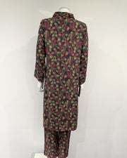 RAFIA Designer Linen Floral Kameez 2pc Suit