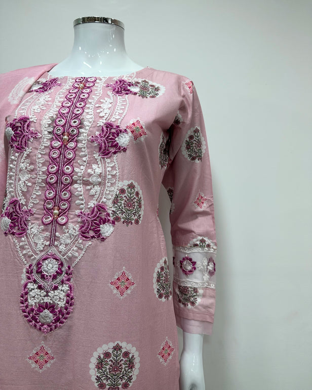 Simrans Blush Digital Printed Floral Lawn Suit