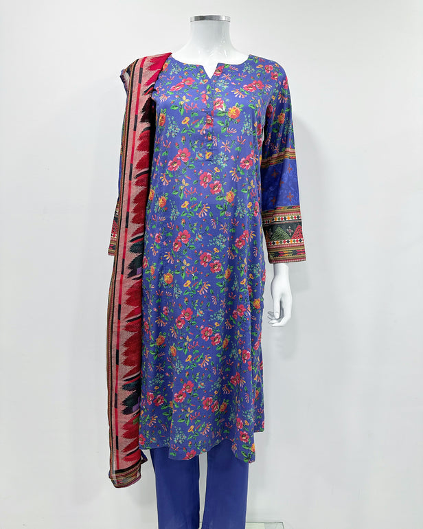 RAFIA Designer Printed Lawn Suit