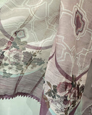 Nazneen Girls Lilac Embroidered Tulip Kameez Suit