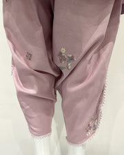 Nazneen Ladies Lilac Embroidered Tulip Kameez Suit