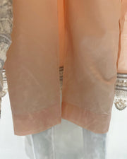 Simrans Fiesta Ladies Peach Dress Embroidered Suit