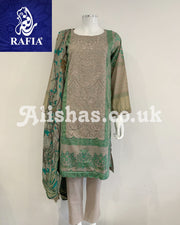 RAFIA Designer Pastel Chikankari Lawn Kameez Suit