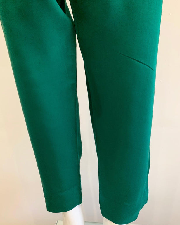 RAFIA Green Ladies Chiffon Jacket with Tail