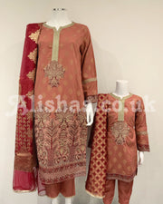 IVANA Designer Ladies Rose Premium Fancy Jacquard Kameez Suit