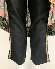 Festive Black Girls Jacket Fancy Embroidered Suit
