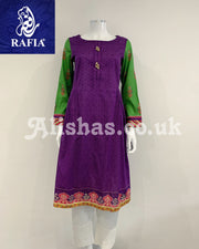 RAFIA Designer Purple Dress Kurta