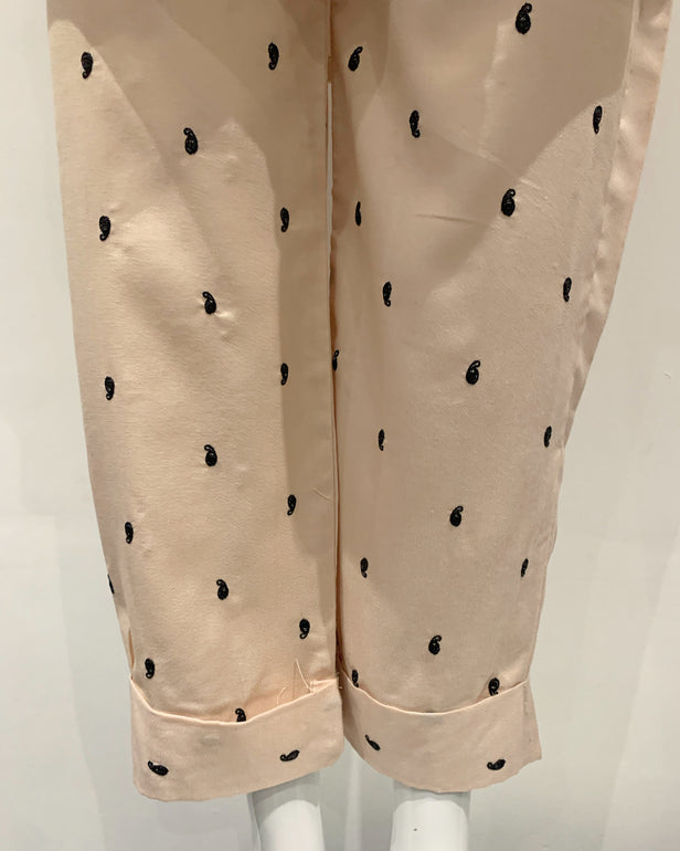 Simrans Daily Dhanak Blush Embroidered Co Ord 2pc Suit