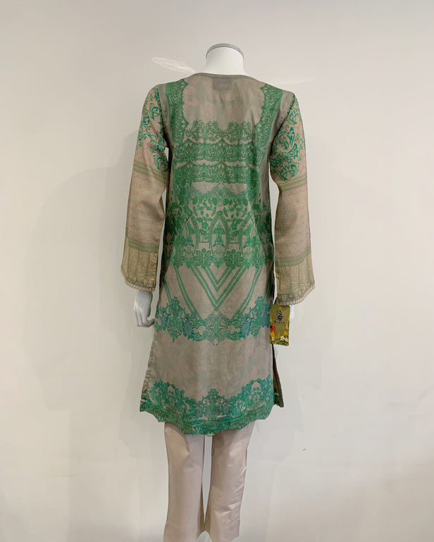 RAFIA Designer Pastel Chikankari Lawn Kameez Suit