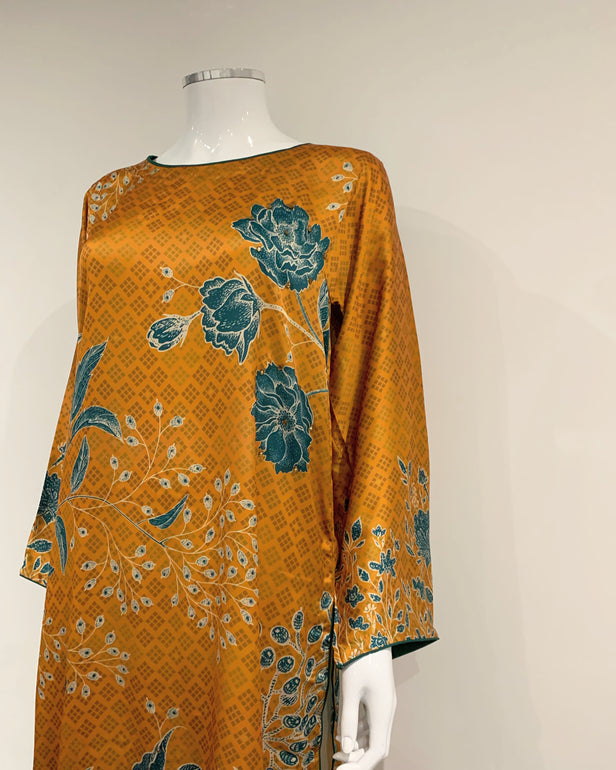 RAFIA Designer Nemo Digital Print Premium Silk Kurta