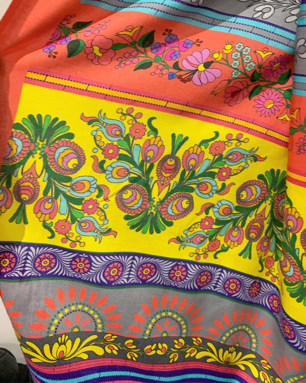 Classical Eluro Printed Linen Suit