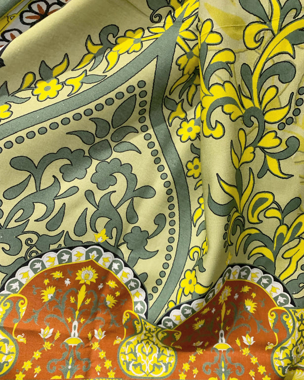 Classical Eluro Printed Linen Suit