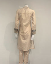 RAFIA Designer Beige Contrast Suit