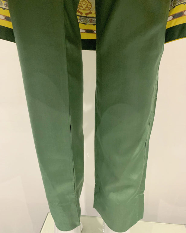 Classical Eluro Printed Linen Suit