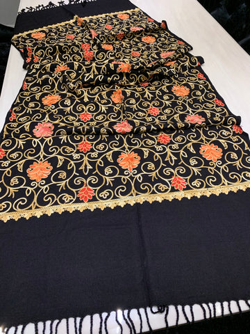 Large Embroidered Shawl