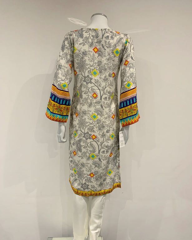 Classical Eluro Printed Linen Suit