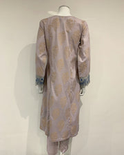 IVANA Designer Ladies Lavender Premium Fancy Jacquard Kameez Suit