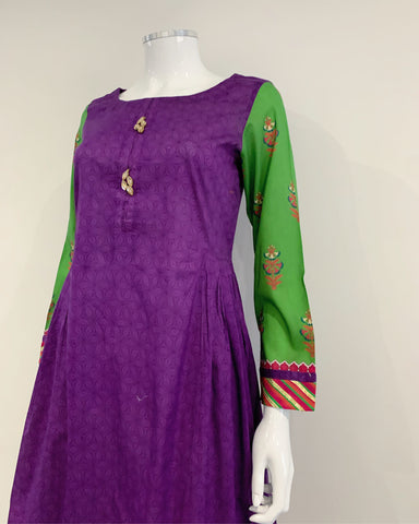 RAFIA Designer Purple Dress Kurta