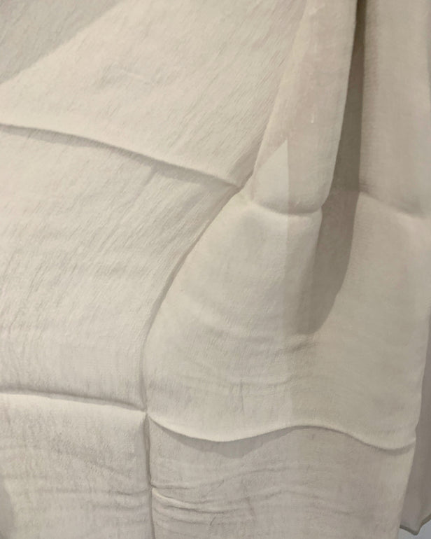 Beige Block Print Kameez Suit