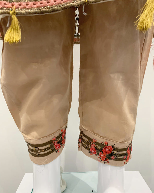 Girls Designer Lawn Kameez Suit