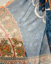 RAFIA Designer Mustard Karandi Cotton Embroidered Suit