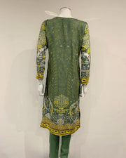 Classical Eluro Printed Linen Suit