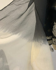 Black Girls Designer Embroidered Cotton Printed Garara Suit