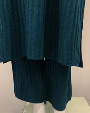 Teal Premium Modest Super Cosy 2 Pc Co Ord Kameez Suit